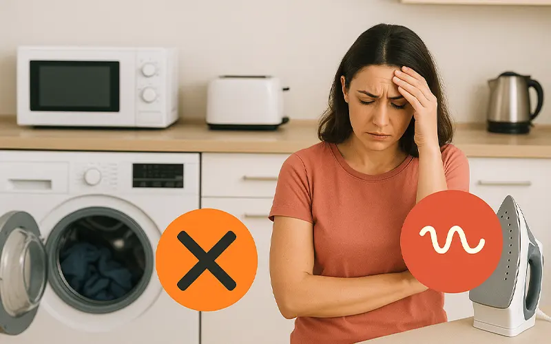 ۵ اشتباه رایج در نگهداری از لوازم خانگی